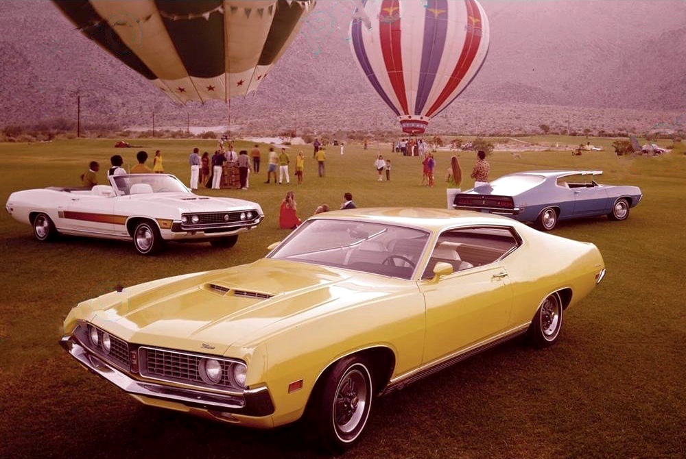 1971 Ford Torino Press Launch Photo